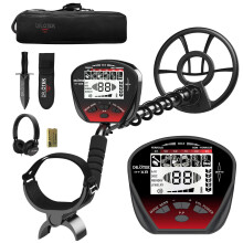 DR.?TEK Metal Detector for Adults Professional, Lightweight, Pinpoint & Exclusive Memory Mode, Higher Accuracy, IP68 Waterproof Coil, Bigger Backlit