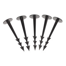 GARDENIX? Pack of 100 TerraPEG Securing Pegs Landscape Fabric Peg for Weed Fabric Ground Sheet Cover