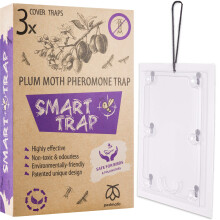 Pestmatic Plum Moth Trap x3, Plum fruit moth monitoring trap, Garden control for fruit trees, Plum pheromone trap that is safe for birds and