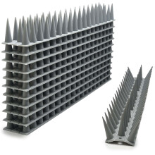 EWENYS Bird Spikes for Fence Tops, Plastic Fence Toppers and Roof Tall Spikes 1.46'' to Keep Pigeon Seagull or Animals Stop, Fox Squirrel Deterrent