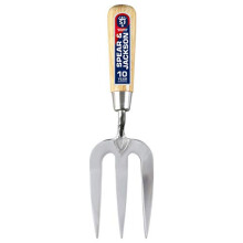Spear & Jackson 3060WF Neverbend Stainless Weed Fork, Blue, 26 x 7.5 x 5 cm