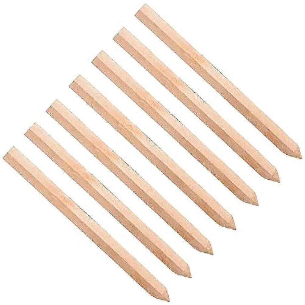 8 Pack 12" (300Mm) Treated Site Pegs Wooden Stakes Posts Pegs Garden Fence 8000000958747