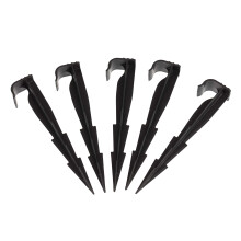 GARDENIX? Pack of 50 AquaPEG Ground Securing Pegs for Drip Irrigation Line Weeping Pipe Soaker Hose