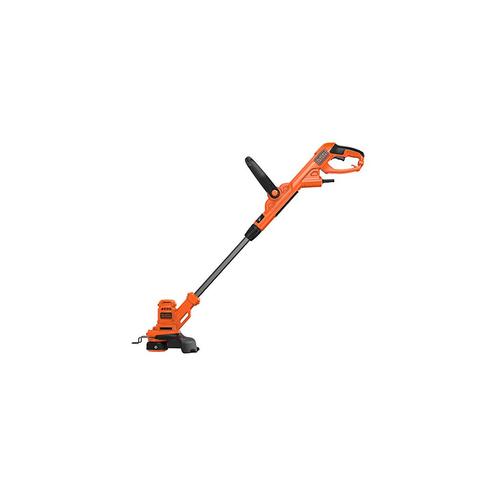+ Decker +Decker Electric Strimmer 450W, 24V, Corded, Automatic Single Line Feed, Cutting Width 25Cm, Besta525-Gb Black