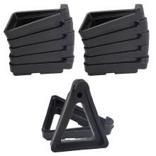 SZXMDKH 24 Pcs Pot Toes Plant Feet Invisible Flower Risers Potted Triangle Stand for Indoor and Outdoor Lifters Supports Pots Terracotta Small Large