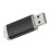 Clé USB 2.0 Slim noire à capot transparent 8 Go 14