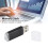 Clé USB 2.0 Slim noire à capot transparent 8 Go 3
