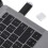 Clé USB 2.0 Slim noire à capot transparent 8 Go 5
