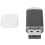 Clé USB 1 Go noire, mince, capuchon transparent 7