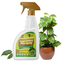 Fungus Defence Plus Spray 500ml | Organic Plant Protection | Targets Blackspot, Mildew, Leaf Spot, Blight, Rust | Ideal for Indoor & Outdoor Use |