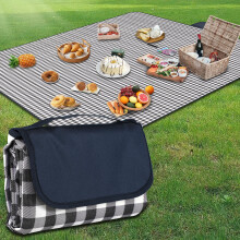 YAOMAISI Comfortable Picnic Blanket,200 x 300cm Large Beach Blanket,camping Blanket,with handle,waterproof bottom,machine washable,outdoor foldable