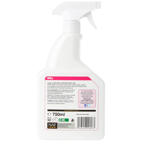 NAF Silky Mane & Tail D-Tangler, 750ml 1