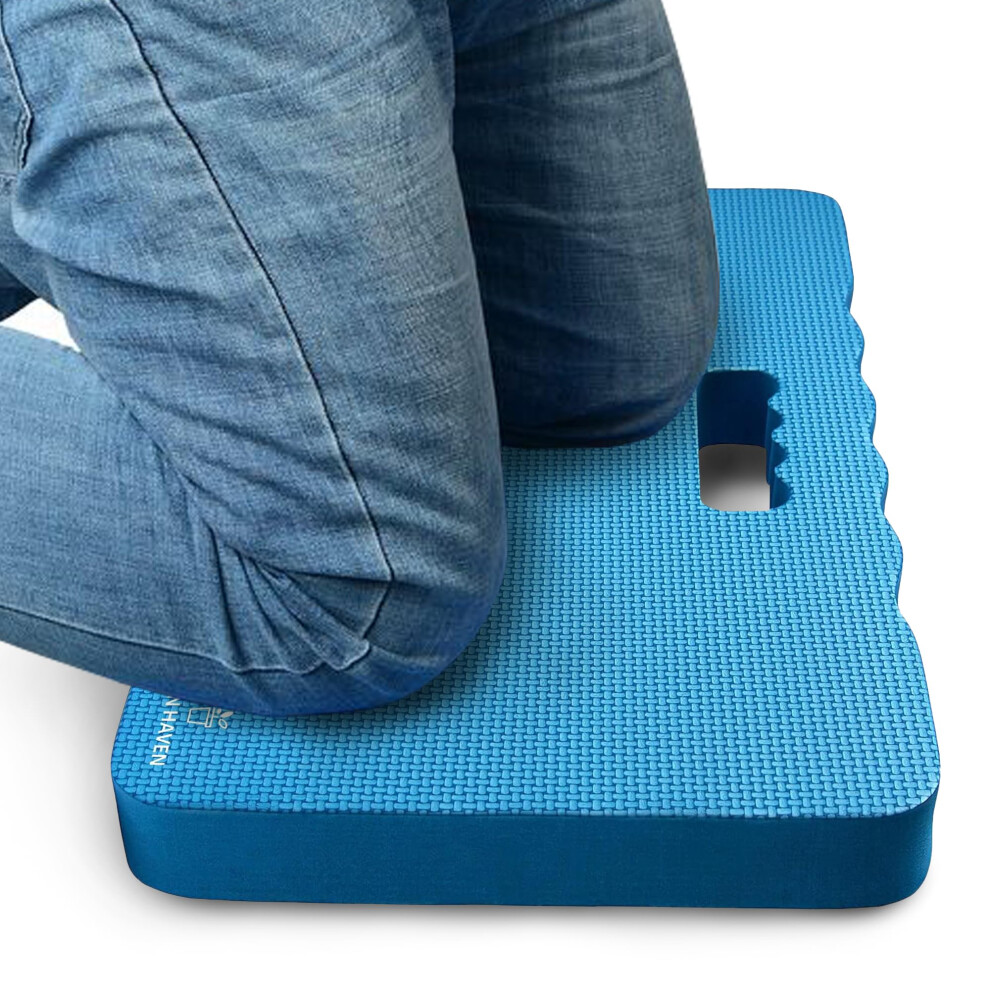 Green Haven Super Comfy Thick Garden Kneeling Pad - Comfortable Kneeling Pads For Gardening, Outdoor, Work, Soft Eva Foam Padding Mat, Perfect Knee
