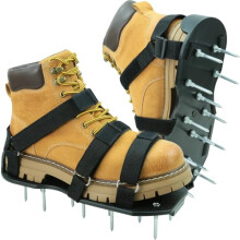 Lawn Aerator Shoes with Dual Straps On Instep Heavy Duty Spiked Aerating Sandals Shoes for Effective Aerating Universal Size Pre-Assembled Lawn
