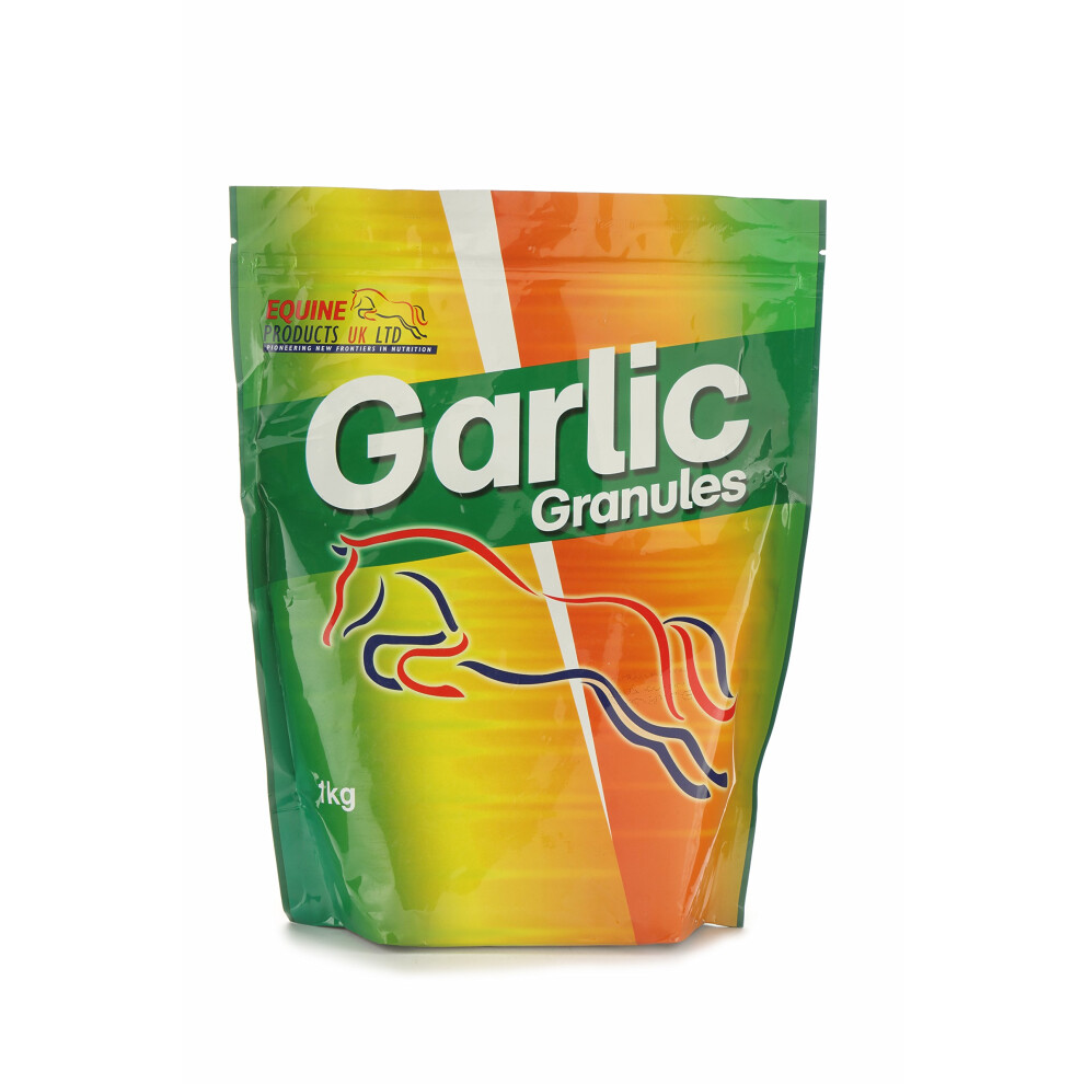 Equine Products Garlic Granules Horse Supplement 1Kg. The Natural Way To Promote Your Horses' Good Health