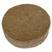 Supa Jute Canary Nesting Felt, Size 5-Inch, Pack of 10, Natural Fibre Mat That Makes A Warm Cosy And Safe Nest,