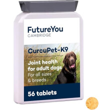 CurcuPet-K9 Turmeric Dog Supplements ? 56 Capsules ? Joint Aid for Dogs with Curcuma Complex & Turmeric ? Joint Supplements for Dogs by FutureYou