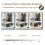 Bedroom Dressing Table Makeup Desk with LED Mirror 3 drawers +Stool Uk 3