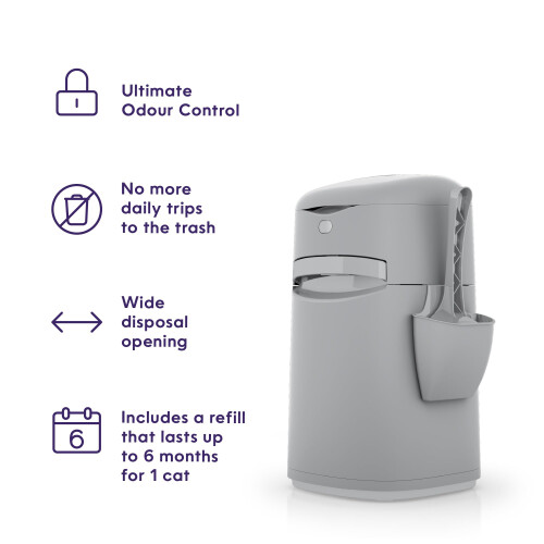 Litter Genie Easy Roll Bin with 1 Refill 2