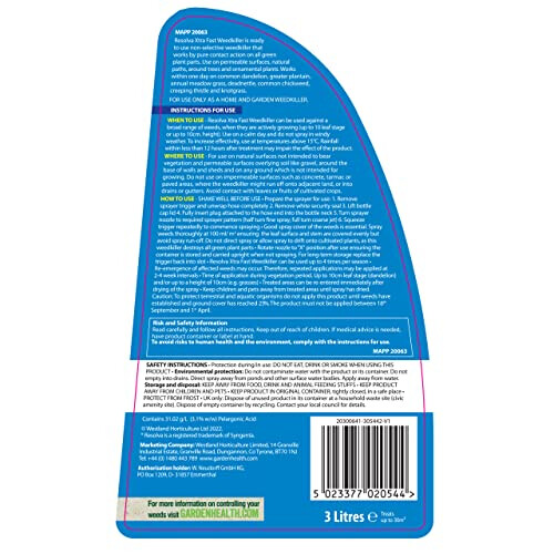 Resolva Resolva Xtra Fast Weedkiller RTU 3L 2