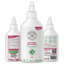 Dog Ear Cleaner Solution 250ML - Alternative to Dog Ear Drops for Infections, Itching & Odor by Cooper and Gracie | Relief from Yeast Infection,