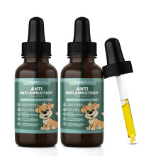 BUDDY'S BEST Twin Pack Joint & Mobility Support for Dogs ? Natural Blend with Flaxseed, Hemp, Ginger & Turmeric Oils ? Helps Maintain Flexibility &