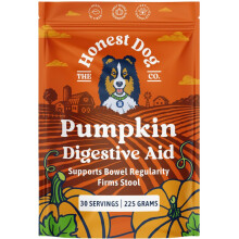 Honest Dog Co. Pumpkin Powder for Dogs (225 Grams) - Create Delicious Pumpkin Puree - Fibre for Dogs - Stool Firm - Canned Pumpkin Alternative - Made