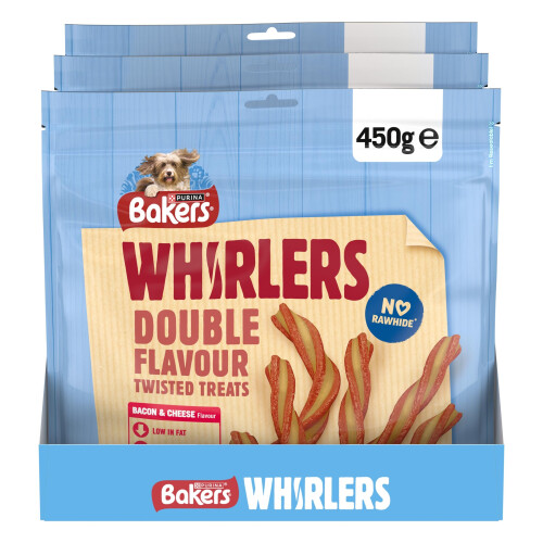 Bakers BAKERS WHIRLERS BaconandCheese 3x450g 1