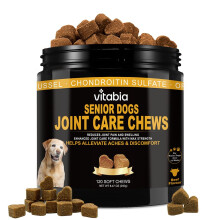 Senior Dog Joint Care | Dog Joint Supplements With Glucosamine and Chondroitin High Strength, Turmeric, Salmon Oil For Dogs Omega 3, Vitamin E and