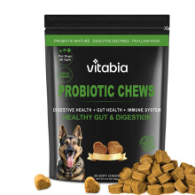 Probiotics For Dogs - Fibre Natural Dog Treats For Gut Health, Anal Glands Treatment, Dog Itchy Skin Relief and Scooter Gland Treatment For dogs with