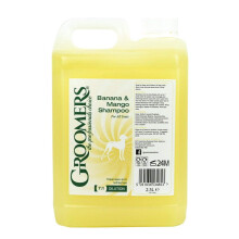 Groomers Banana and Mango Dog Shampoo, 2.5 Litre