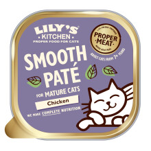 Lily?s Kitchen Mature Wet Cat Food Tray Chicken Pat? Grain-free Recipe 19 x 85g