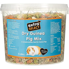 Extra Select Guinea Pig Food - Dry Muesli Mix with Concentrate Pellets, Flaked Maize, Grass Hay, Pea Flakes for Guinea Pigs with Vitamin C- Small Pet