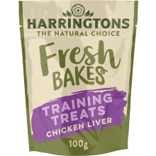 Harringtons Fresh Bakes Grain Free Chicken Liver Training Dog Treats 100g (Pack of 9) - Gently Oven Baked