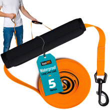 Total Pet Training Lead for Dogs, Waterproof Long Line for Recall & Obedience Training - Extra Long Dog Lead - Suitable for all Sized Dogs (5m)