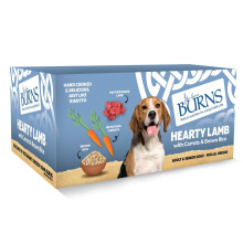Burns Pet Natural Nutrition Adult & Senior Wet Dog Food Hearty Lamb, Carrots & Wholegrain Brown Rice 12 x 150g