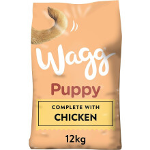 Wagg Complete Puppy Dry Dog Food Turkey & Rice 12kg - For Growing Puppies