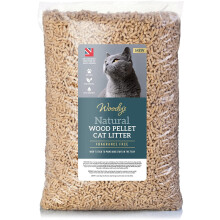 20L Natural Cat and Kitten Litter Wood Pellets Ultra Absorbent Biodegradable | Effective Odour Control | Antibacterial Premium Hygiene