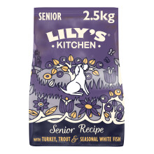 Lily?s Kitchen Made with natural Ingredients Senior Dry Dog Food Turkey & Trout Complete Nutrition 2.5kg Bag