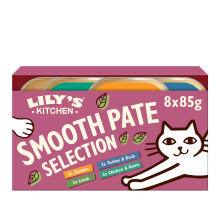 Lily?s Kitchen Smooth Pat? Selection Complete Nutrition Adult Cat Food 4 x (8 x 85g)
