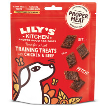 Lily?s Kitchen Made with Natural Ingredients Adult Dog Treats Packet Time for School Training Treats with Chicken & Beef 8 x 70g