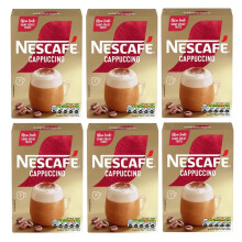 NESCAFÉ Cappuccino Instant Coffee Sachets x7 (Pack of 6, Total 42 Sachets)