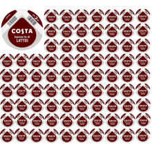 Tassimo Costa Latte Espresso Coffee Pods (Total 96 Pods, SOLD LOOSE, NO MILK Pods)