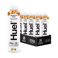 Huel Ready-to-Drink Meal, Cinnamon Swirl Protein Drink, 8 x 500ml Bottles, Protein Shakes, Pre-Portioned Meal, 20g of Protein per Bottle