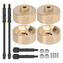 Langlebiger Messing-Gegengewicht-Verbreiterte Achse-Set für Axial SCX24 90081 1/24 RC-Car-Teile
