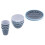 12Pcs/Set Dark Blue Dot Dinnerware Household Cup 2
