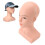 Female Bald Mannequin Head with Shoulder PVC 12