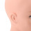 Female Bald Mannequin Head with Shoulder PVC 15