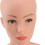 Female Bald Mannequin Head with Shoulder PVC 13