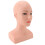 Female Bald Mannequin Head with Shoulder PVC 10